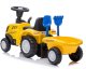 Jeździk odpychacz traktor z przyczepką i funkcjami dźwiękowymi oraz świetlnymi NEW HOLLAND żółty 5