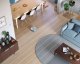 Philips 3000 series HomeRun Aqua XU3110/02 Vacuum and Mop Robot, Combi, Metallic, Round, Light/Beluga Metallic, Acrylonitrile butadiene styrene (ABS), 0.35 L 2