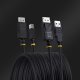 Kabel StarTech .com 10ft (3m) DisplayPort and USB 5Gbps KVM Cable, 4K 60Hz, DP 1.2 and USB Combo Cable for KVM Switches, 3.1 m, USB, USB, HDMI, Black, DisplayPort + USB 3.2 Gen 1 Type-A 4