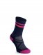 W'S Hike Light Cushion Tube Stripe Crew Socks, N59 | deep navy/power pink, S 1