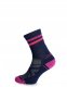 W'S Hike Light Cushion Tube Stripe Crew Socks, N59 | deep navy/power pink, S 3