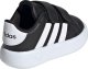 Buty dla dzieci adidas Grand Court 2.0 czarno-białe ID5272 25 3