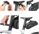 Torba rowerowa mocowana pod siodełko na zaczep szybkozłączke 1.8l - czarna Torba rowerowa mocowana pod siodełko na zaczep szybkozłączke 1.8l - czarna 2