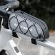 Torba sakwa rowerowa mocowana na ramę 0.9l - srebrna Torba sakwa rowerowa mocowana na ramę 0.9l - srebrna 5