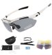 Okulary rowerowe polaryzujące 10002 - ZESTAW - białe Okulary rowerowe polaryzujące 10002 - ZESTAW - białe 1