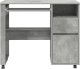 Biurko vidaXL Szare 91 cm x 50 cm 4