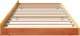 Rama łóżka Woskowy brąz Lite drewno 80 x 200 cm Prostokątna 5