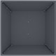 vidaXL Zestaw donic plastikowych Antracytowe Plastik 50 x 50 x 15 cm 6