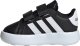 Buty dla dzieci adidas Grand Court 2.0 czarno-białe ID5272 23 4