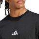 Koszulka męska adidas Essentials Small Logo Single czarna JE9024 3XL 3