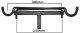 Wieszak na rower R1C 2