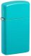 Zapalniczka ZIPPO FLAT TURQUOISE SLIM 60005900 4