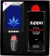 Zestaw ZIPPO Zapalniczka CANNABIS DESIGN 4 Prezentowy No1 1