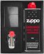 Zestaw ZIPPO Zapalniczka BLACK CRACKLE Prezentowy No1 1