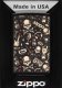 Zestaw ZIPPO Zapalniczka GRUNT PATTERN WITH SKULL Prezentowy No4 1