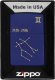 Zestaw ZIPPO Zapalniczka ZODIAC GEMINI DESIGN BLIŹNIĘTA Prezentowy No4 2