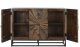 Komoda z 3 szufladami, metal, drewno 85x120x40 cm ROOTS 3