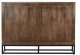 Komoda z 3 szufladami, metal, drewno 85x120x40 cm ROOTS 4