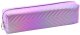 Piórnik Szkolny Organizer Holograficzny Jodełka Fioletowy 21x6cm LEAN 3