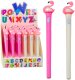 Długopis Świecący Różowy Flaming Niebieski Tusz 0.7mm Mix LEAN 1