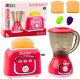 Zestaw Urządzeń Kuchennych Toster Blender Światła Dźwięki Różowy LEAN Toys 1
