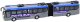 Autobus Policyjny Przegubowy Zdalnie Sterowany RC Światła Szary 1:32 LEAN Toys 2