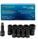 Zestaw nasadek udarowych 1/2" 16el. (6-kątnych) (8-27mm) 1