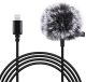Mikrofon Jack Puluz krawatowy z klipsem PU426 1,5m 3.5mm Lightning 1