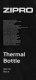 Zipro  Butelka termiczna 500 ml Stainless Steel Czarna 6
