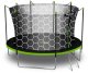NeoSport Trampolina ogrodowa 15ft/465cm z siatką wewnętrzną i drabinką 4
