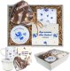 Gotowy zestaw prezentowy Życzenia dla Babci kawa aromatyzowana PREMIUM mix 5 saszetek kubek świeca czekoladowe serce prezent upominek na Dzień Babci 1