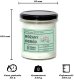 Świeca sojowa naturalna zapachowa RÓŻANY OGRÓD- najlepsza aromatyczna bezpieczna ręcznie robiona w szklanym słoiczku 300ml 50h palenia na prezent upominek 4