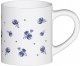 Duży elegancki kubek ceramiczny z motywem szafirowych pąków 250ml prezent upominek na Dzień Babci i Dziadka dla niej niego 1