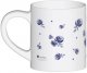 Duży elegancki kubek ceramiczny z motywem szafirowych pąków 250ml prezent upominek na Dzień Babci i Dziadka dla niej niego 2