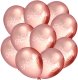 Zestaw Panieński Balony Baner Toppery Pierścionki Biel-Rose Gold 2