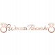 Zestaw Panieński Balony Baner Toppery Z Pierścionkami Rose Gold 4