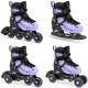 Rolki Spokey 4ONE z wymienną płozą regulowane fioletowe r. 39-43 2