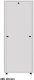 INTELLINET 48,3 cm 19Zoll Serverschrank Basic Line 36 HE 1766x600x1000mm HxBxT Flatpack Traglast 600kg grau 2
