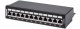 INTELLINET 12-Port Cat6a Patchpanel geschirmt FTP Desktop Klemmleisten mit 90 Grad abgewinkelten Kabeleinfuehrungen schwarz 1
