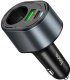 HOCO ładowarka samochodowa USB A + Typ C + gniazdo zapalniczki PD QC3.0 3A 35W Z56 czarna 3