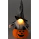 FIGURKA DEKORACYJNA NA DYNI 25CM LED HALLOWEEN  POMARAŃCZOWA 1