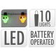 GIRLANDA HALLOWEEN CZASZKI 10LED 2