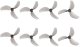 Gemfan 45mm Three-blade Propellers Szare | Śmigła do drona | 8 sztuk 2