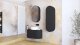 Szafka pod umywalkę VENEZIA 2S 95cm czarny mat HALMAR 5
