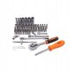 Zestaw narzędzi 1/4" bity nasadki 53el. walizka 6