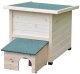 @pet Domek dla jeża XL 53x65x52cm Drewno Biały 1