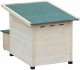 @pet Domek dla jeża XL 53x65x52cm Drewno Biały 2