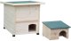 @pet Domek dla jeża XL 53x65x52cm Drewno Biały 3