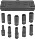 Forcekraft Zestaw nasadek udarowych głębokich 1/2" 10el. (6-kątnych) (10-24mm) 1