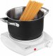 Tabletop electric stove ECG EV 1512, white, 1 burner. 6